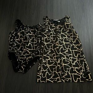 Gold heart kids swim